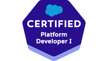 Salesforce Platform Developer 1 Certificate